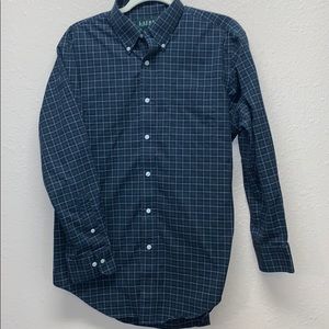 Lauren Ralph Lauren Mens Plaid Button Down Shirt